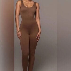 JLUXLABEL Chocolate Shapewear Jumpsuit